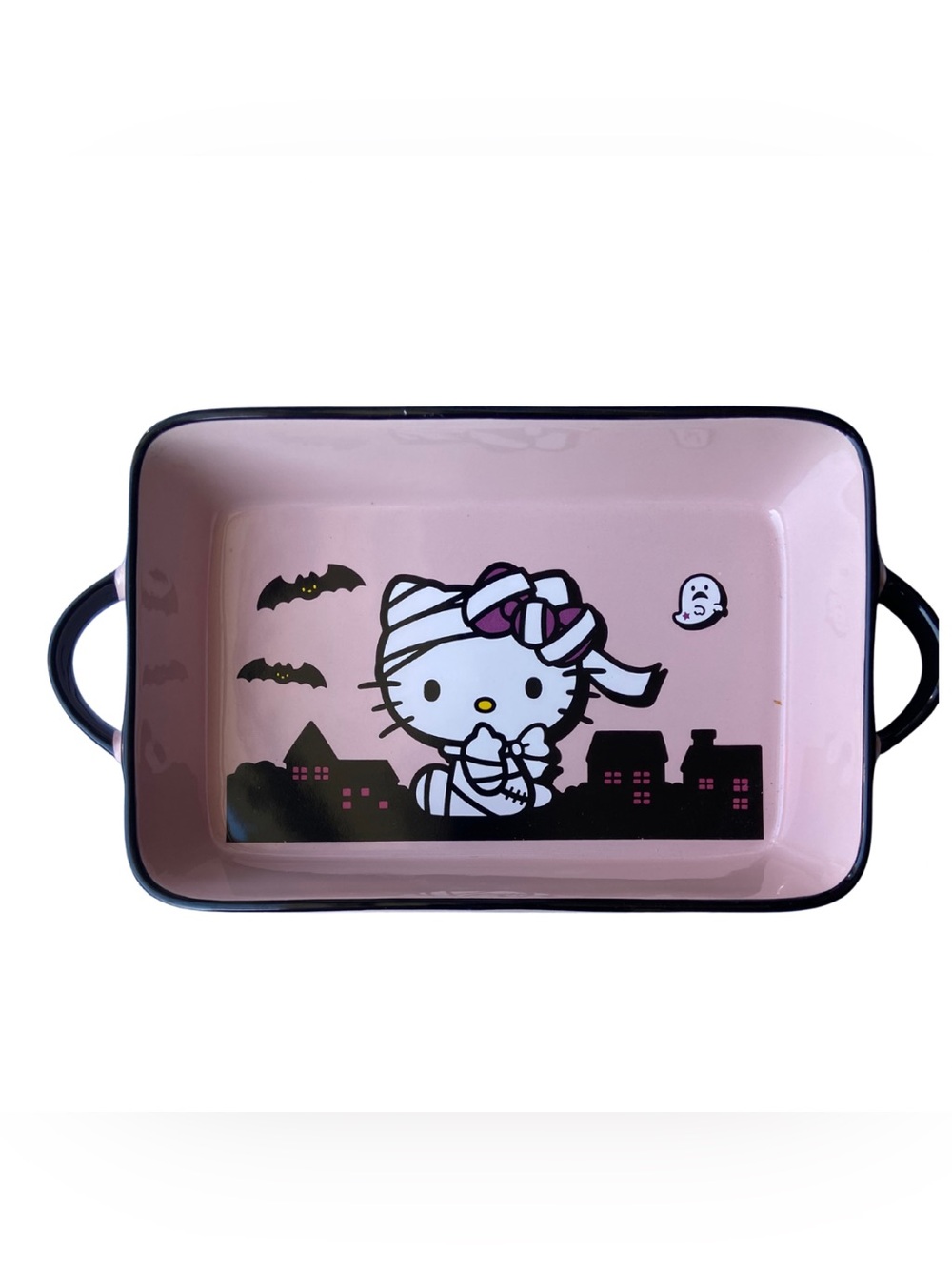 Sanrio Hello Kitty Halloween Mummy Ceramic Rectangular Baker
